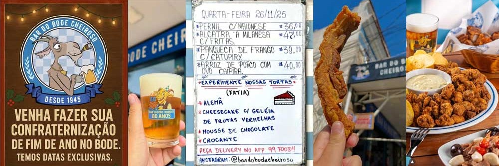 Bar do Bode Cheiroso - desde 1945 - bairro Maracanã